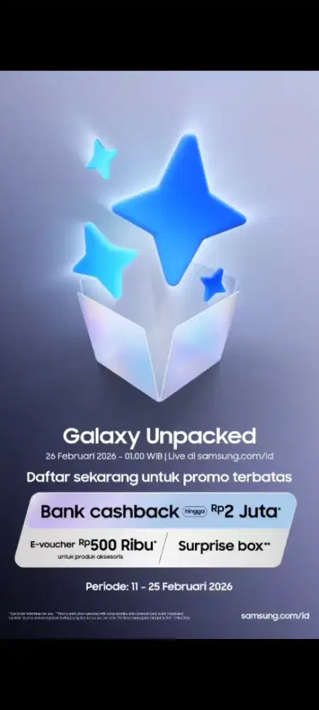 Open Handriser / Prapreorder Samsung Galaxy S26 Series