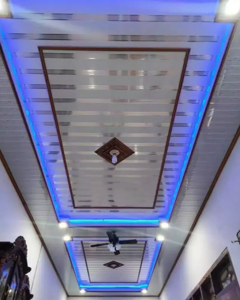 Plafon PVC terpasang