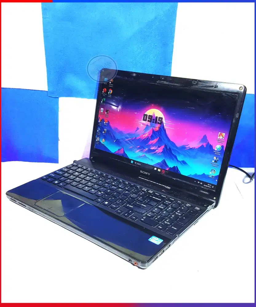 Leptop Sony Vaio Core i5 Ram 6 15 in layar lega streaming n Gaming