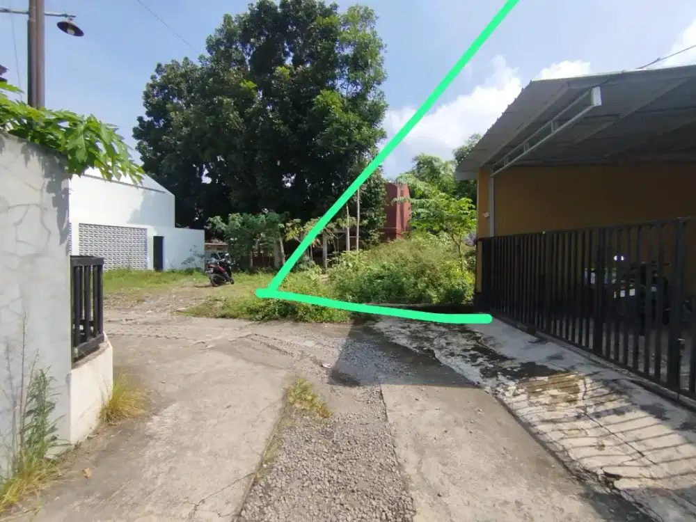 Tanah murah view sungai dekat masjid Suciati jalan Gito Gati Sleman