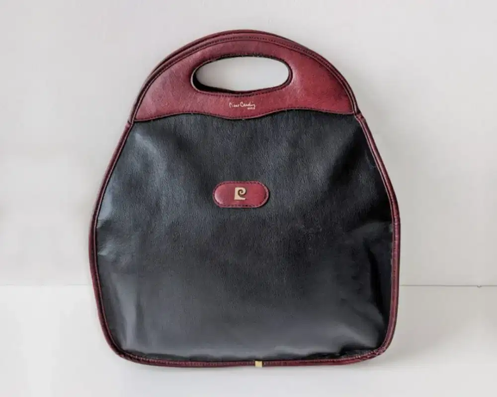 Tas Vintage PIERRE CARDIN Original Big Size Kulit Lembut