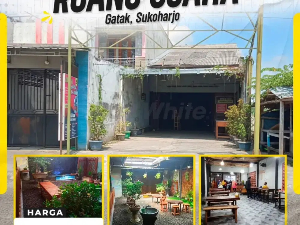 Dijual Ruang Usaha “Ex-Resto” Masih Aktif, Strategis Siap Pakai di Gatak Sukoharjo