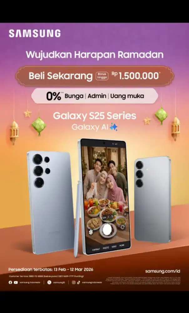Samsung special Ramadhan banyak Promo cashback