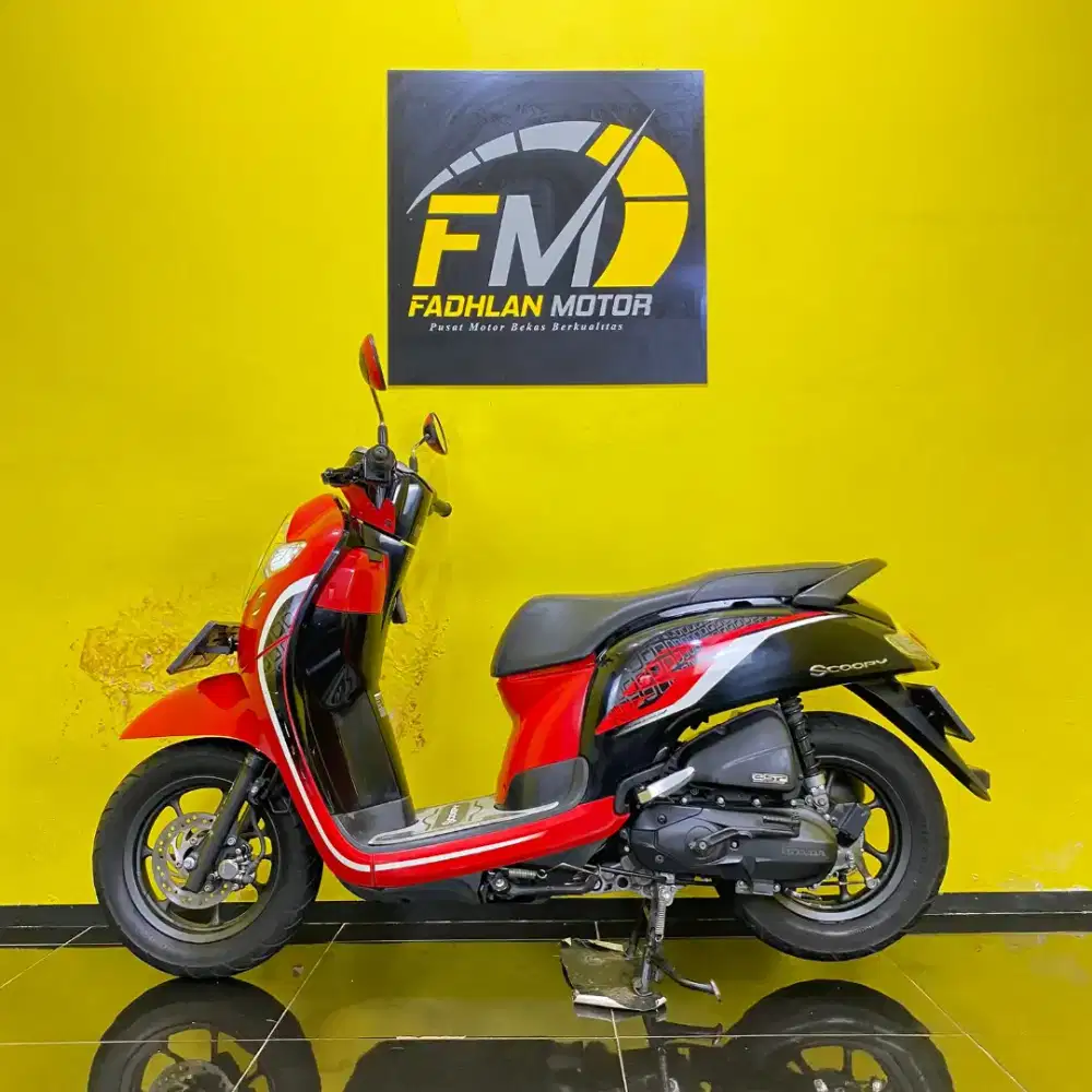Honda Scoopy Tahun 2020 merah pajak on