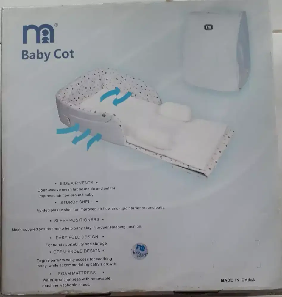 Portable Baby Cot Mothercare Tempat Tidur Bayi Ranjang Travel Baby Cot