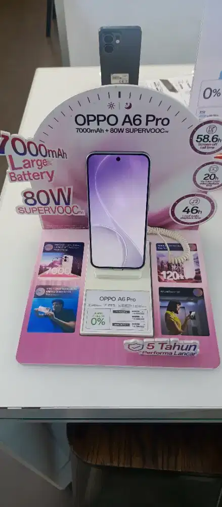 Oppo a6pro 8/128 kondisi baru masih segel box