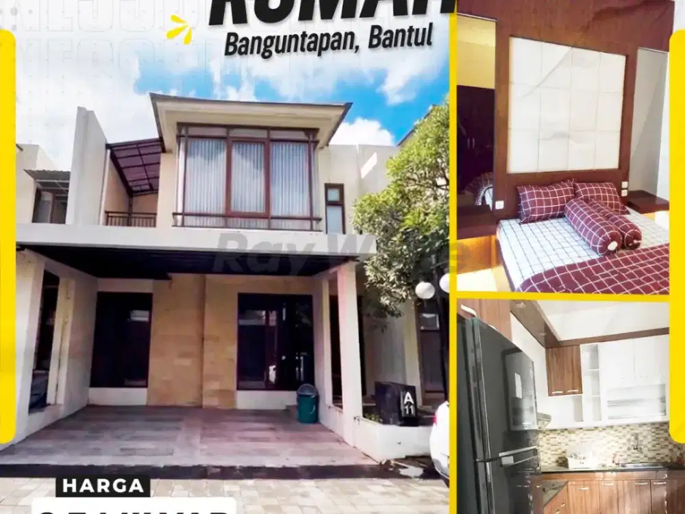 Dijual Rumah Mewah 2 Lantai Full Furnished di Laguna Spring Banguntapan