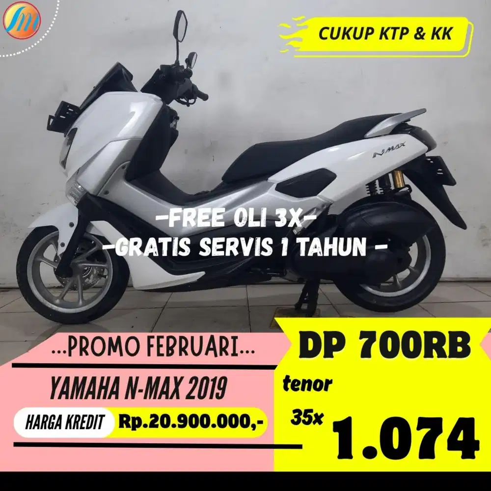 YAMAHA N-MAX 2019 KREDIT DP 700RIBU ANGSURAN SANGAT TERJANGKAU KTP KK