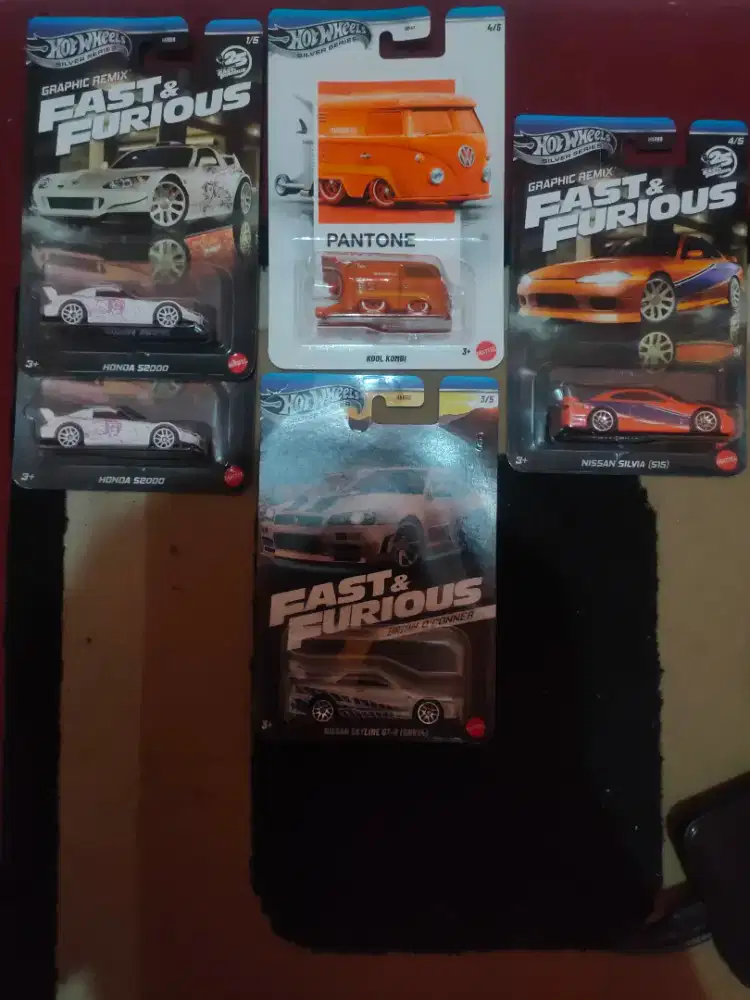Hotweels r34,monalisa,kool kombi & s2000