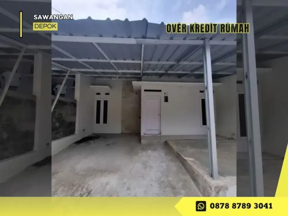 Jual Rumah Take Over 79JT dkt Stasiun KA di Diamond Lake Side Depok