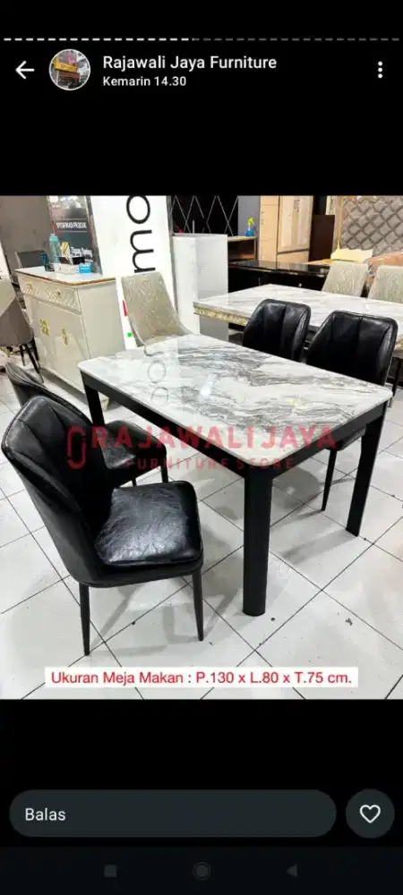 MEJA MAKAN SET BISA CICILAN TANPA DP