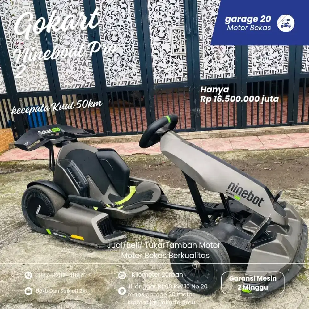 Gokart Nineboat Pro 2 full Kit By Segway