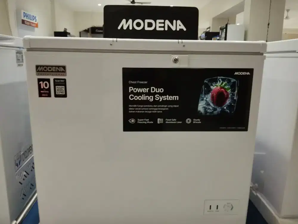 Modena chest freezer 210L bisa dicicil