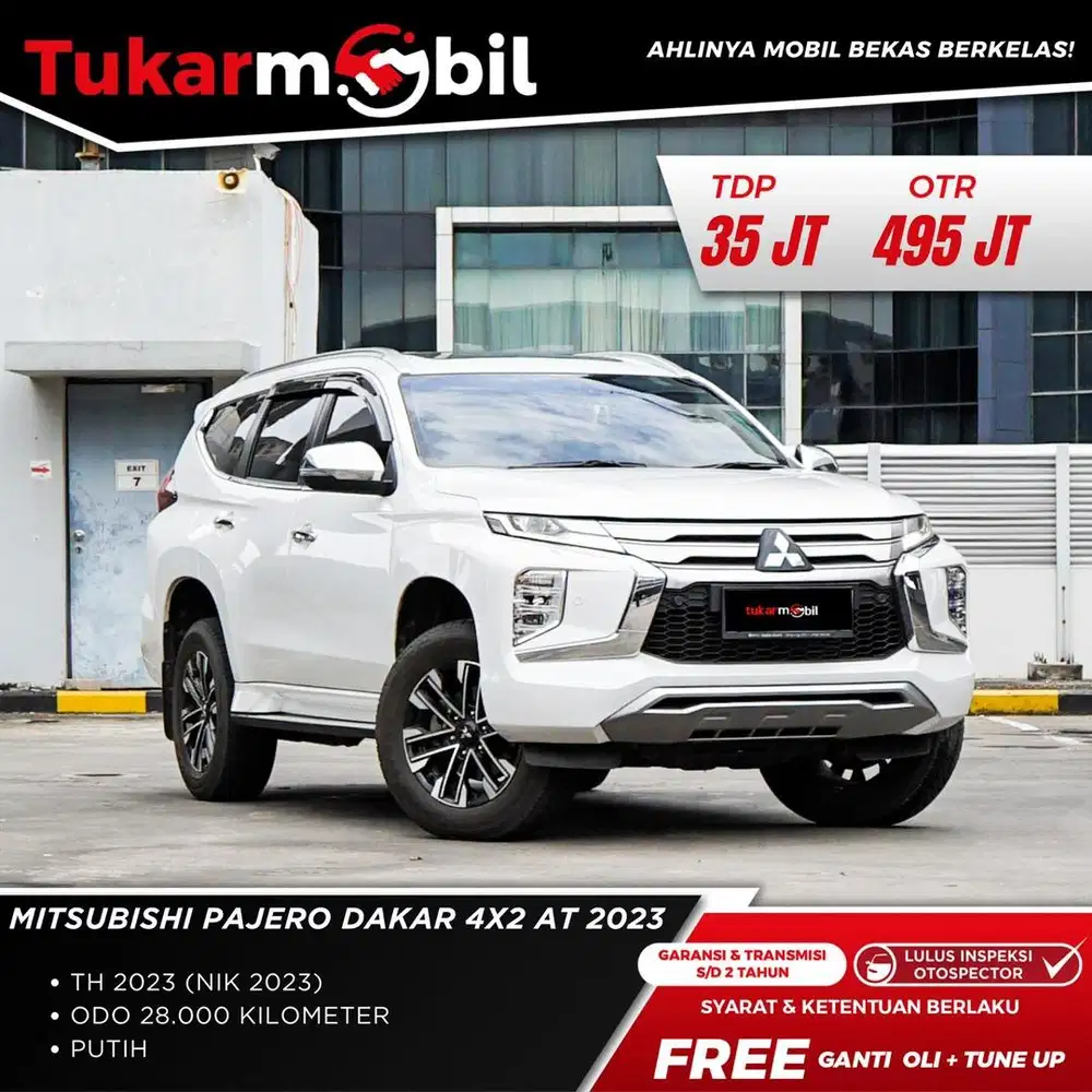 [BERGARANSI] MITSUBISHI PAJERO SPORT DAKAR 4x2 MATIC TAHUN 2023 GENAP