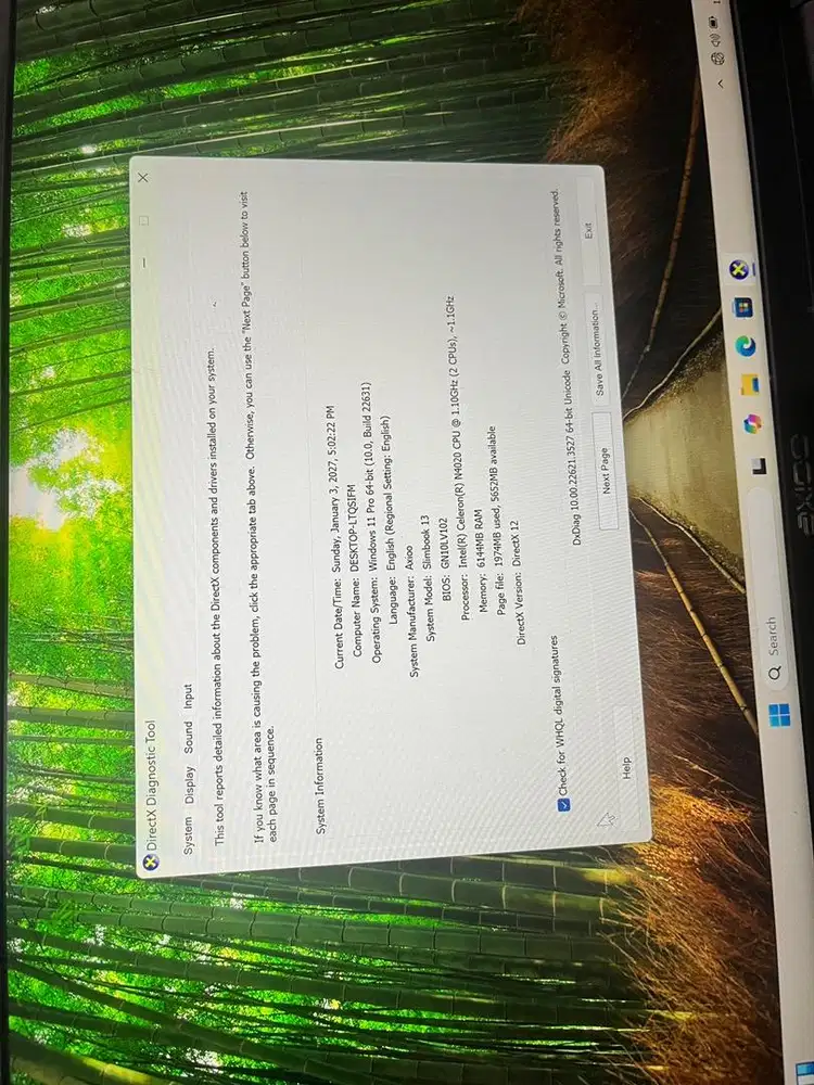 LAPTOP AXIOO SLIMBOOK 13