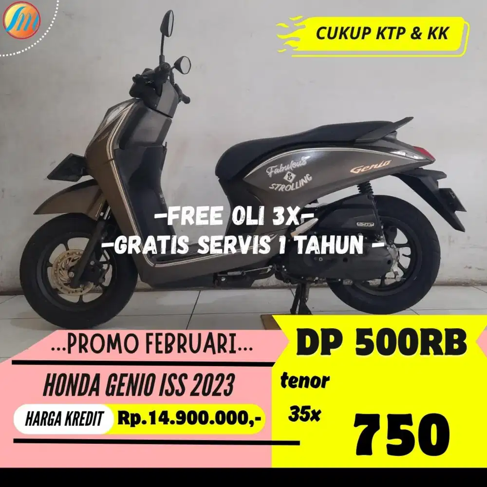 HONDA GENIO ISS 2023 KREDIT DP 500RIBU ANGSURAN SANGAT RINGAN KTP KK