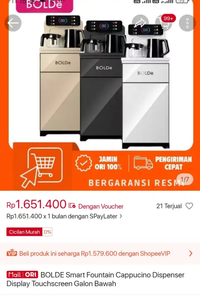 Dispenser Bolde Galon Bawah