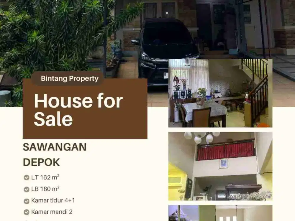 Dijual rumah siap huni, dekat tol di Sawangan Depok