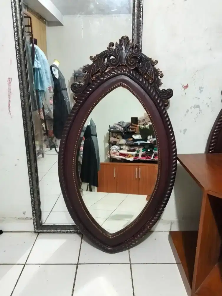 Bismilah di jual aja cermin kyu ukir muluus bening