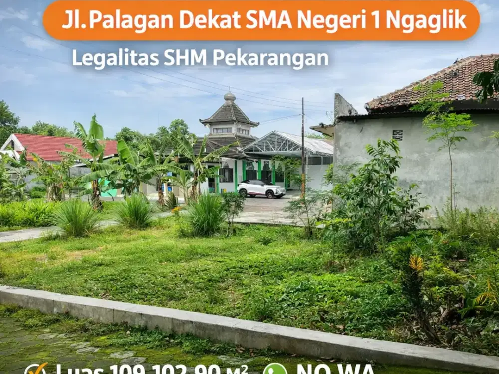 Tanah Pekarangan Jl. Palagan km 11