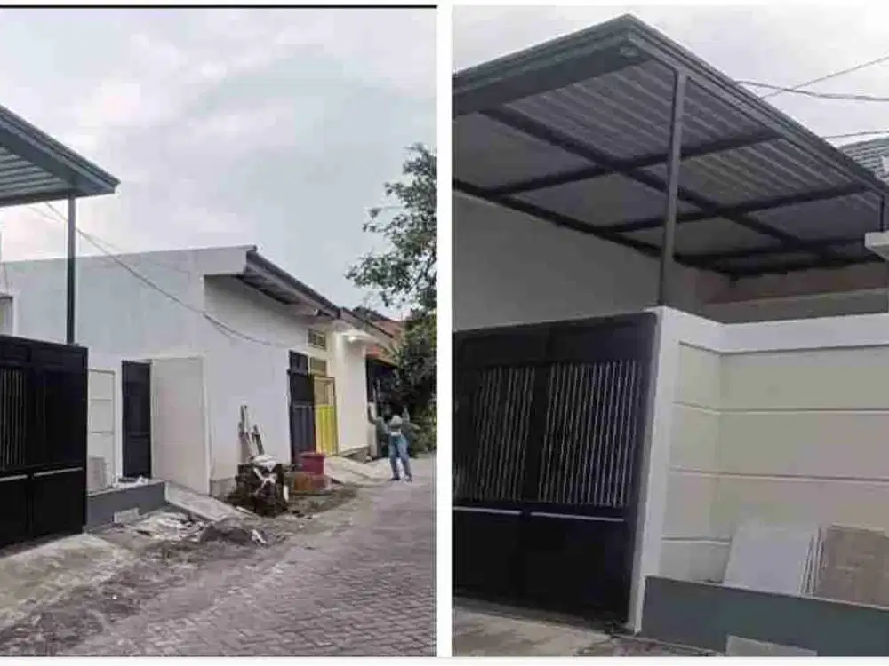 Rumah baru siap huni Bareng Krajan Krian Sidoarjo model terbaru bisa kredit inhouse