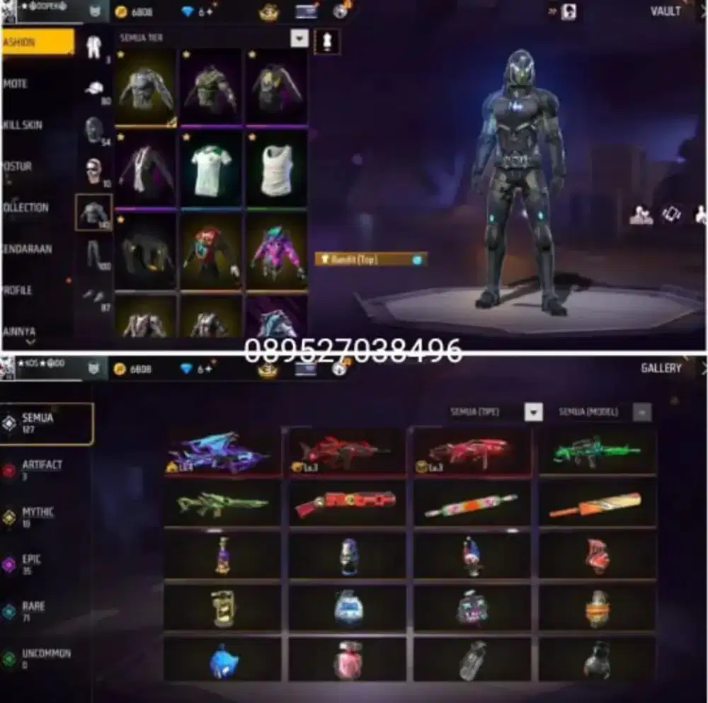 JUAL AKUN FF AMANAH DAN TERPERCAYA