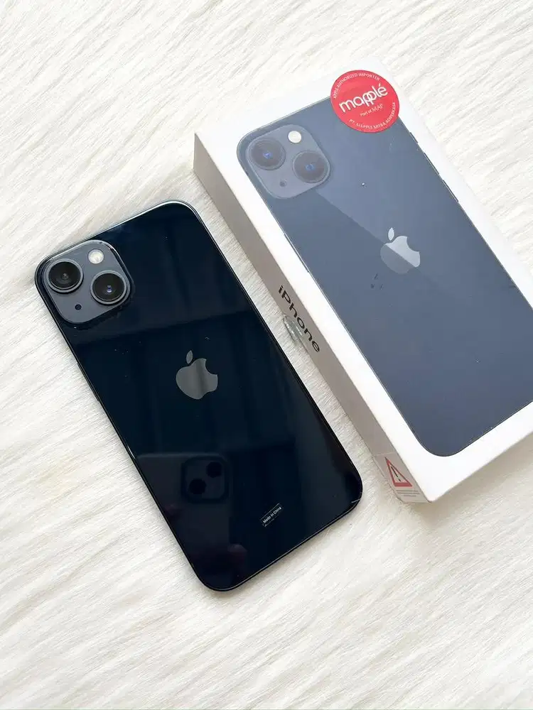 Iphone 13 128gb midnight, resmi iBox (like new)