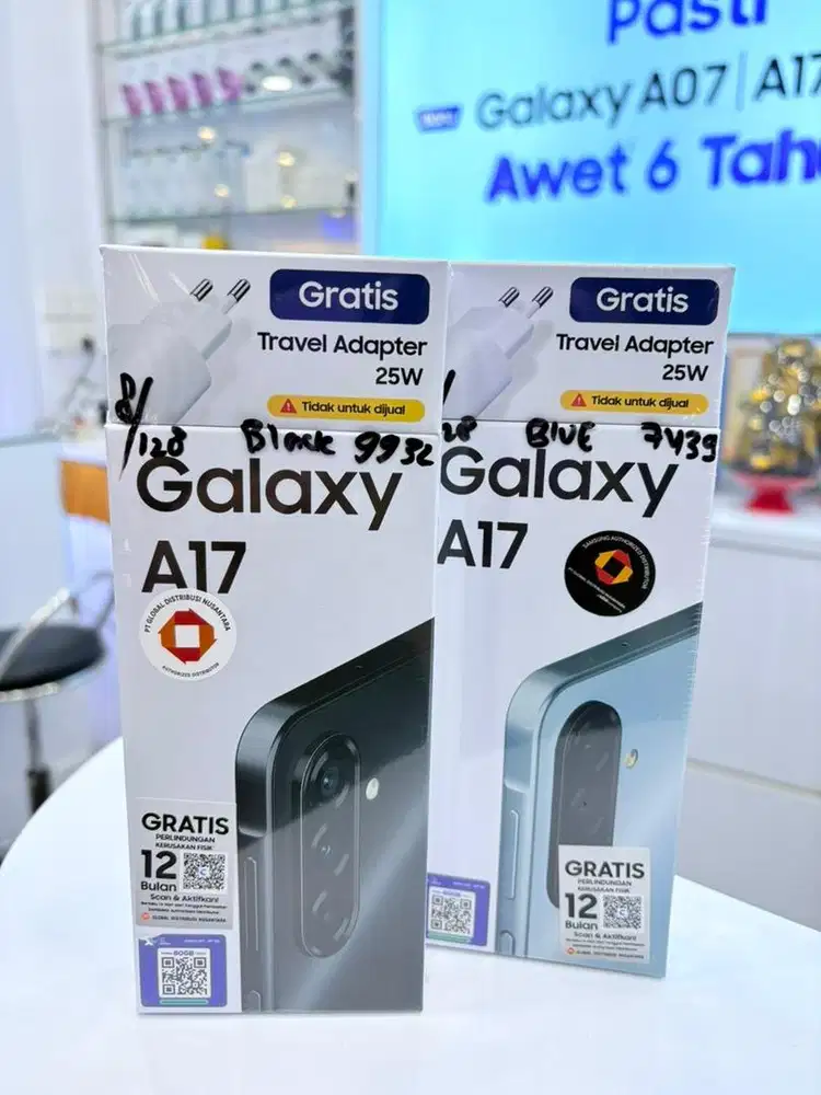 samsung A17 ram 8/128gb