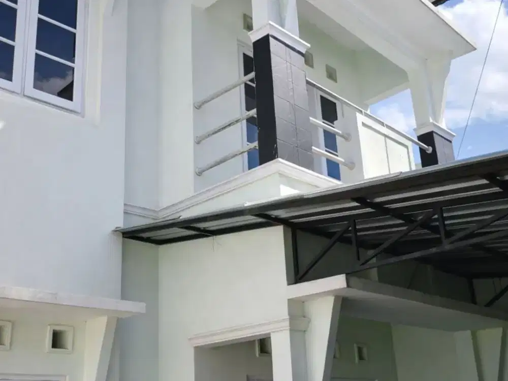 DIJUAL RUMAH 2 LANTAI DEPAN MASJID STRATEGIS DI PERUM TAMAN SARI ARUM – JALAN PALEM HIJAU, GODEAN KM 7 SLEMAN