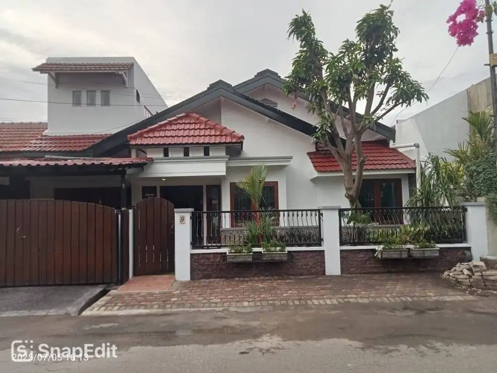 DIJUAL RUMAH PONDOK NIRWANA MERR ROW JALAN LEBAR CCTV DI KOMPLEK
