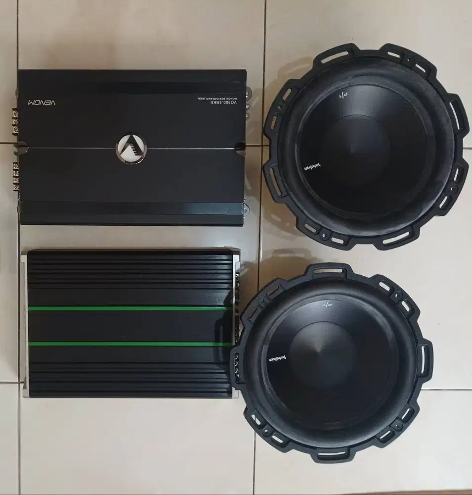 Dijual power monoblok, power 4 chanel, subwoofer rockford