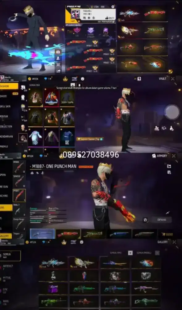 JUAL AKUN FF AMANAH DAN TERPERCAYA