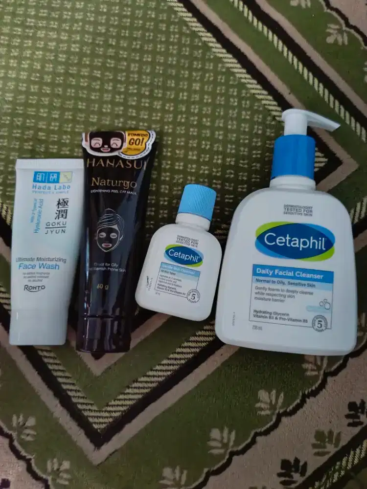 Facial wash dan masker wajah