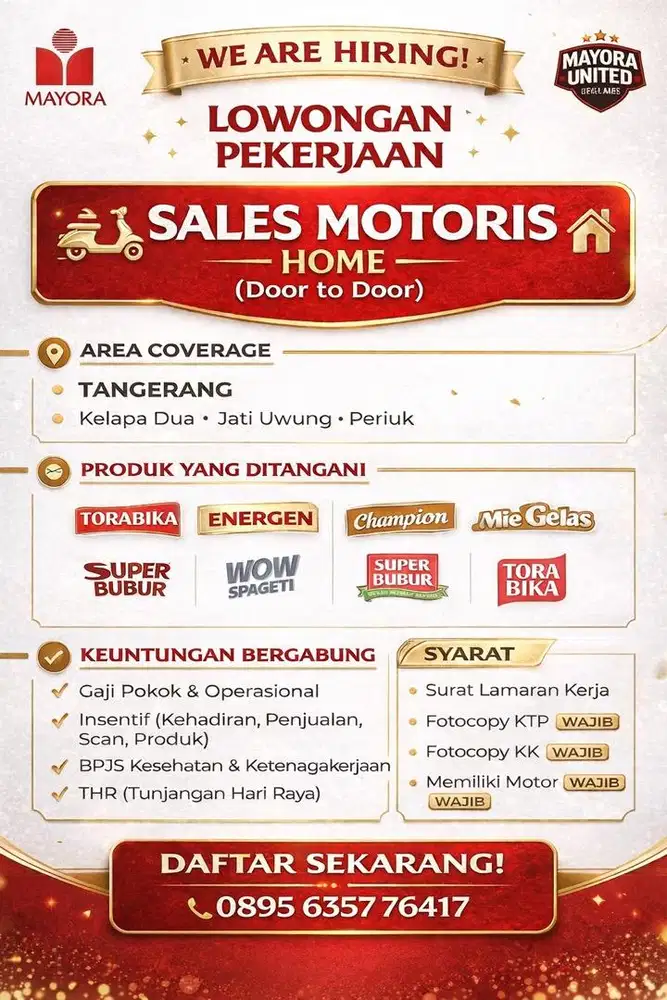 SALES MOTORIS HOME 245 MAYORA