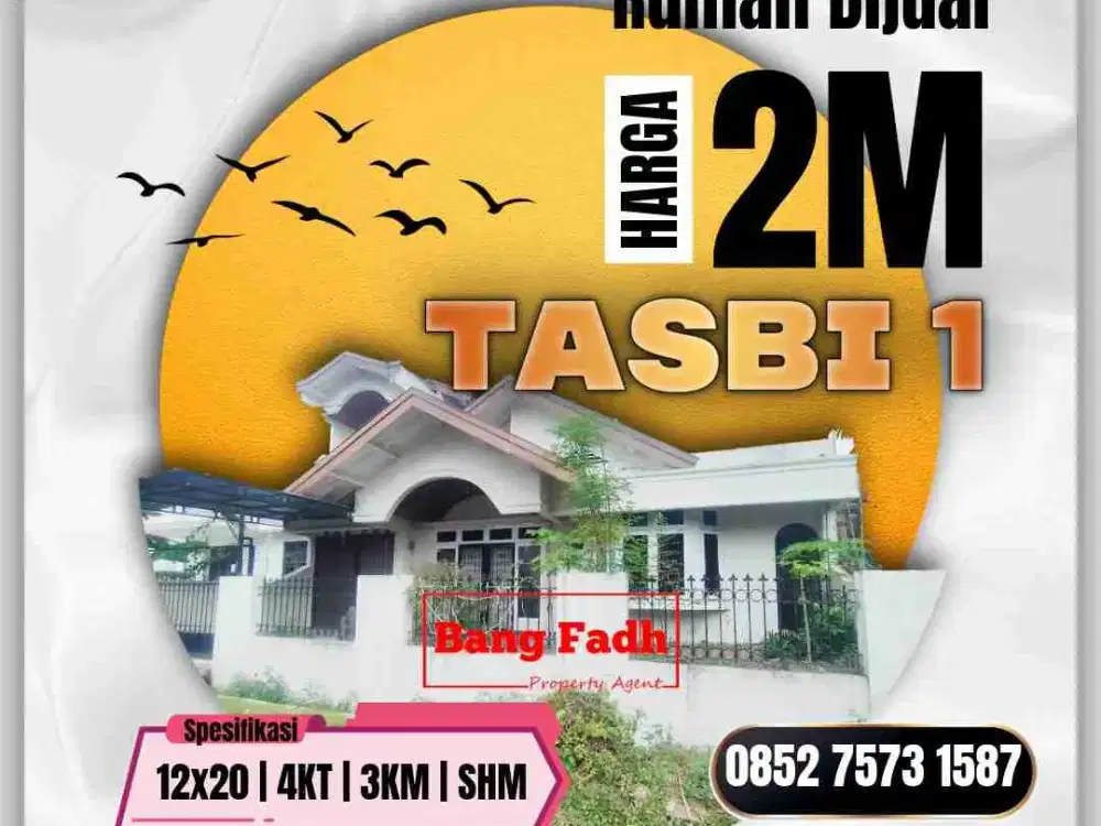 Rumah Suasana tenang komplek Tasbi 1 / tasbih 1