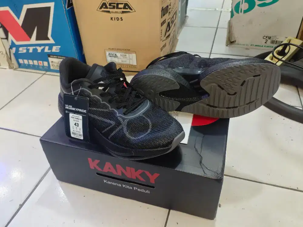 Sepatu Kanky Story Shingen V2 All black size 43