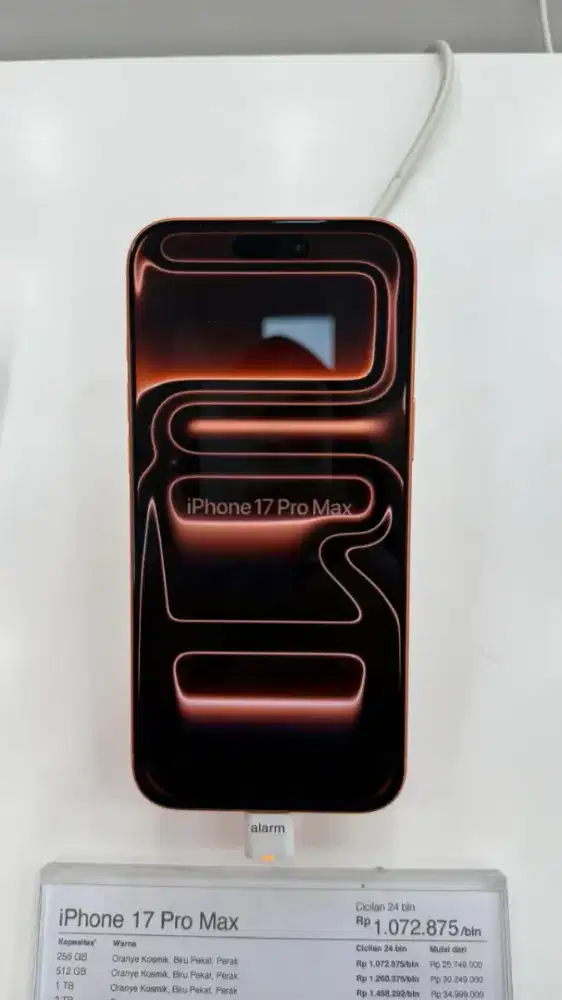 Promo cicilan IPhone 17 Pro max 256 Bunga 0% Fre 2x cicilan