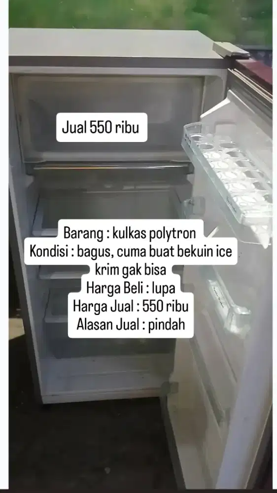 Jual cepat!! Kulkas kondisi bagus