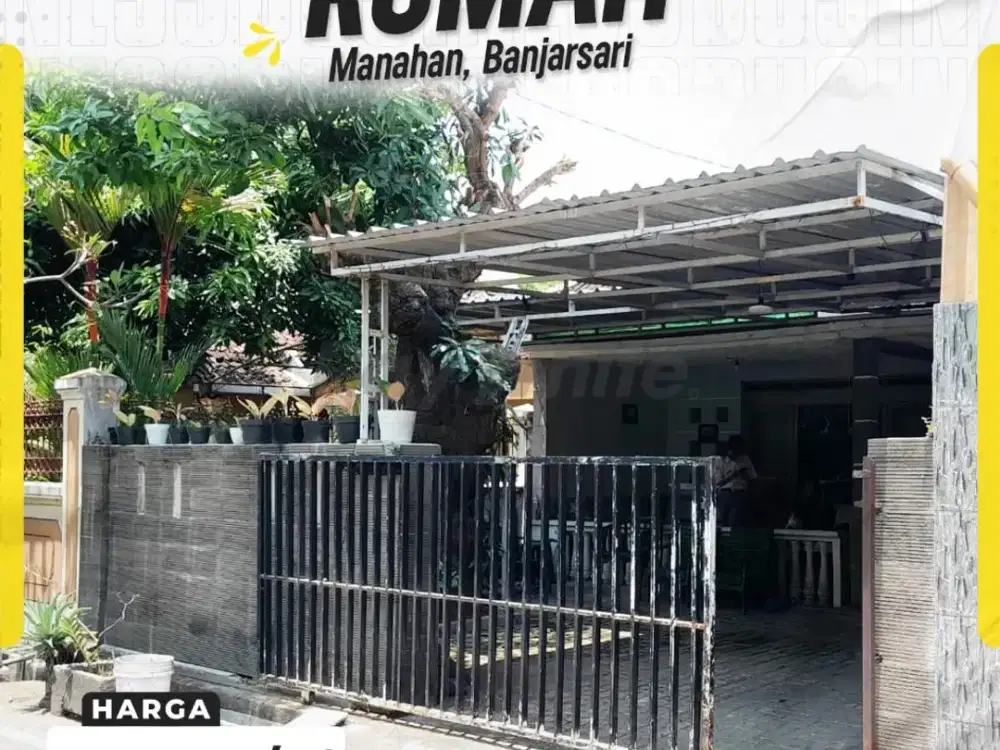 Rumah 3kamar Siap huni dekat Stadion Manahan Banjarsari Solo