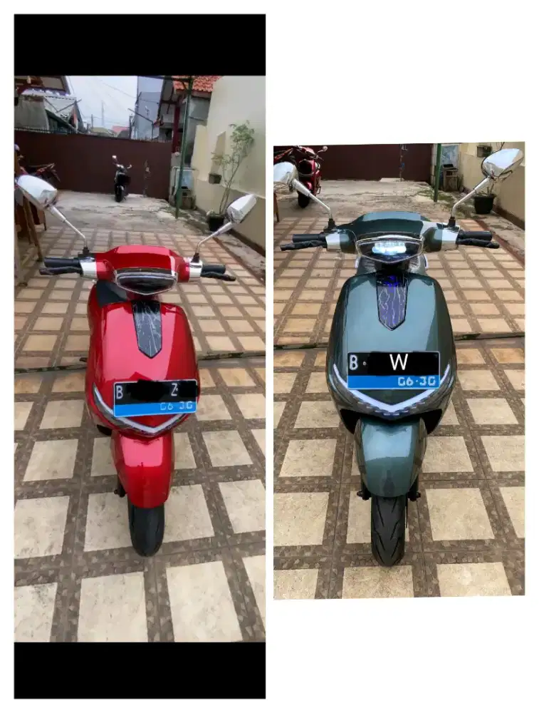 Jual Motor Listrik Bekas (Merah, Hijau) Nyaris Tidak Pernah di Pakai