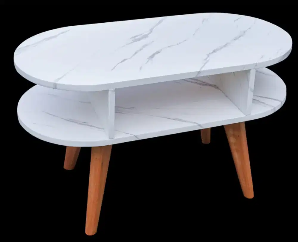 Meja sofa bahan kayu HPL 80x40