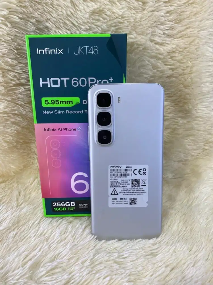 Infinix Hot 60 Pro+ ram 8/256 Silver garansi desember 2026#3Gcom