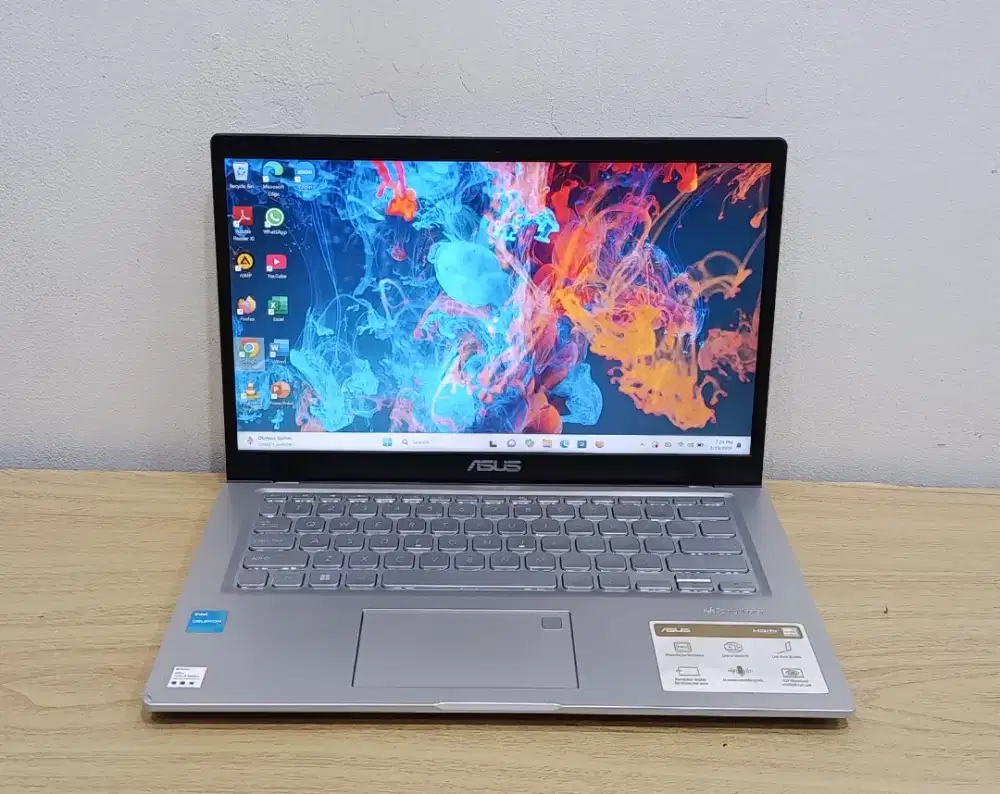 Asus VivoBook X415KA Prosesor Intel Celeron N4500 Ram 4GB SSD 512GB