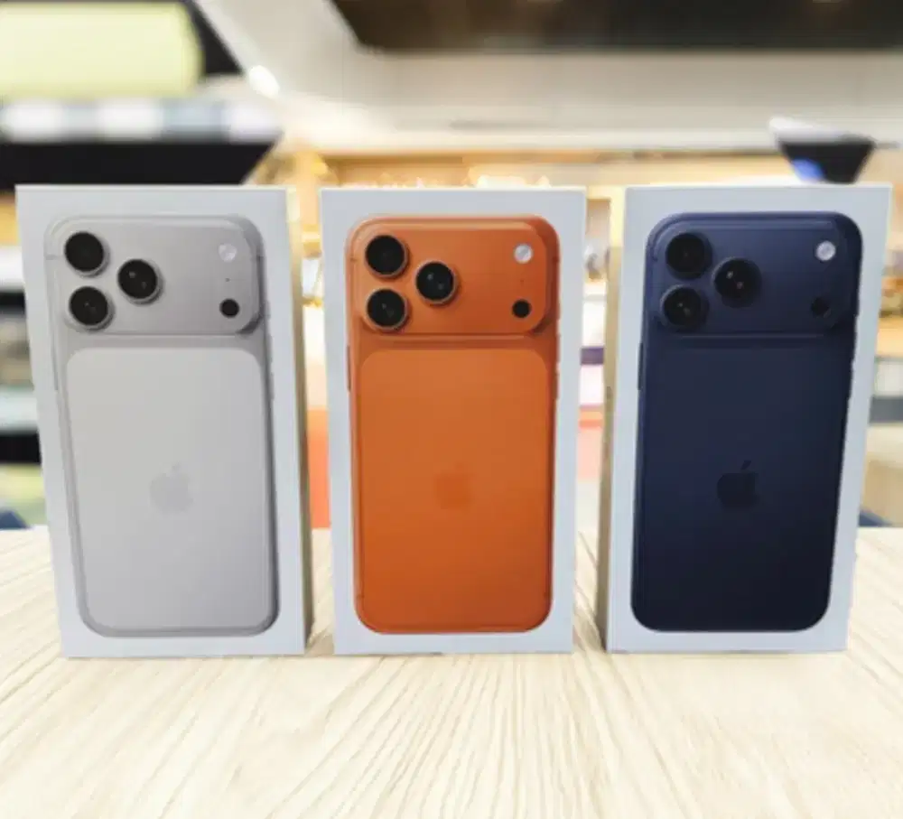 Iphone 17 Pro Max 256GB Silver Blue Orange BNIB Garansi Resmi Indo