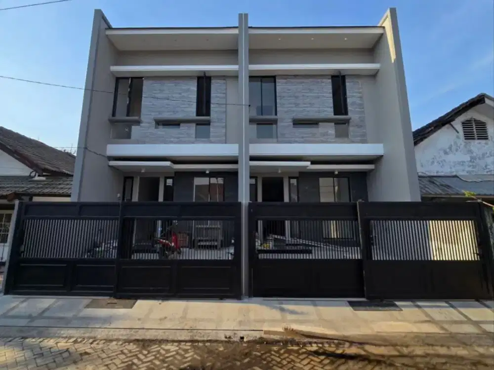 Rumah Wisma Mukti NEW MINIMALIS tandon atas bawah