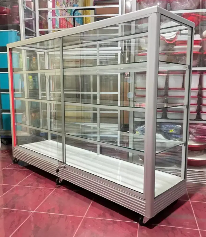 Etalase Baru 1,5 Meter Pakai Roda