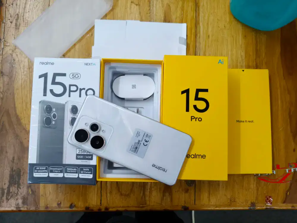 Realme 15 Pro 5G 12/256 Silver, Like new Mulus Garansi On, COD Kredit.