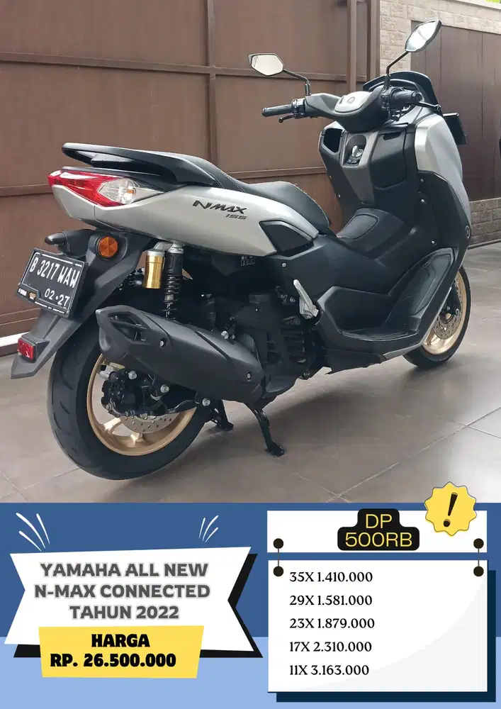 YAMAHA All New Nmax Connected tahun 2022 DP 500rb
