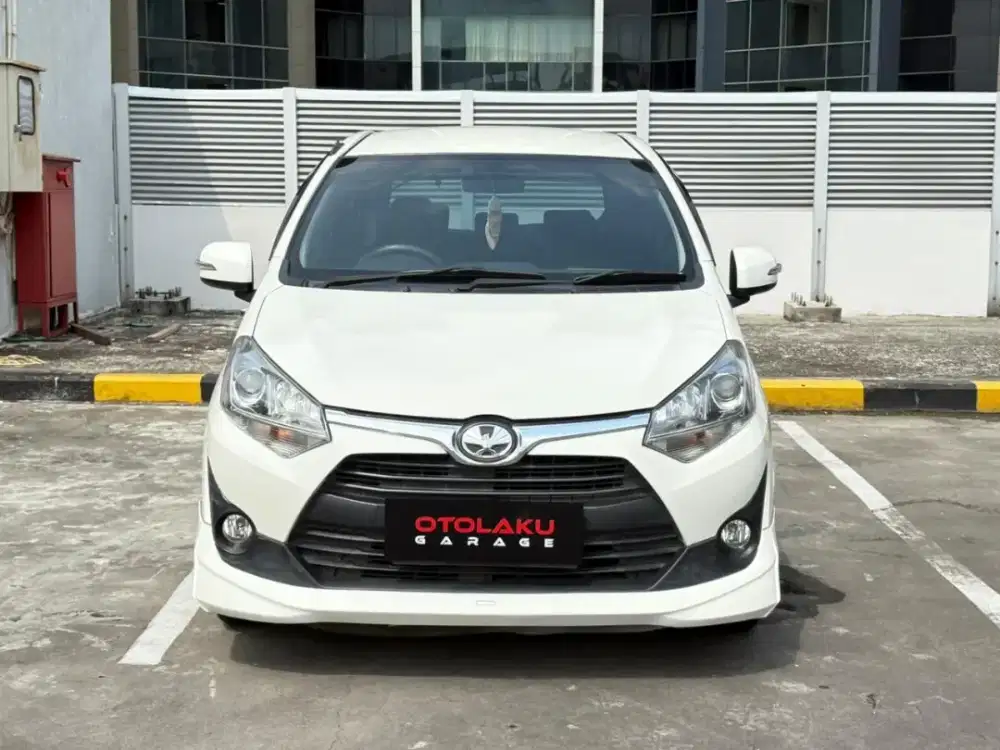 [ VERY LOWKM 37RB ] LOWDP 10JT TOYOTA AGYA G TRD AT PUTIH JUAL MURAH