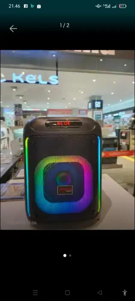 ADVANCE ACTIVE PORTABLE SPEAKER KS616